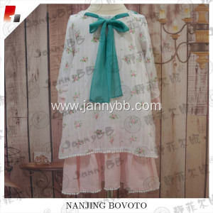 Breathable Digital Printed Kids Dress For Party And Daily Life